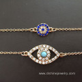 Evil Eye Gold Bracelet Rhinestone Blue Evil Eye Bracelets